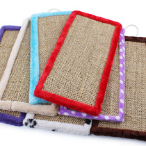 Cat claw mat Cat claw mat Cat scratching board Cat cage mat Cat toy Sisal cat scratching blanket 2 pieces