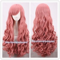 Cruising LUKA Black Rabbit Zero to make the Magic Louise Smoky pink long curly hair Cosplay Animated Wig Thicken