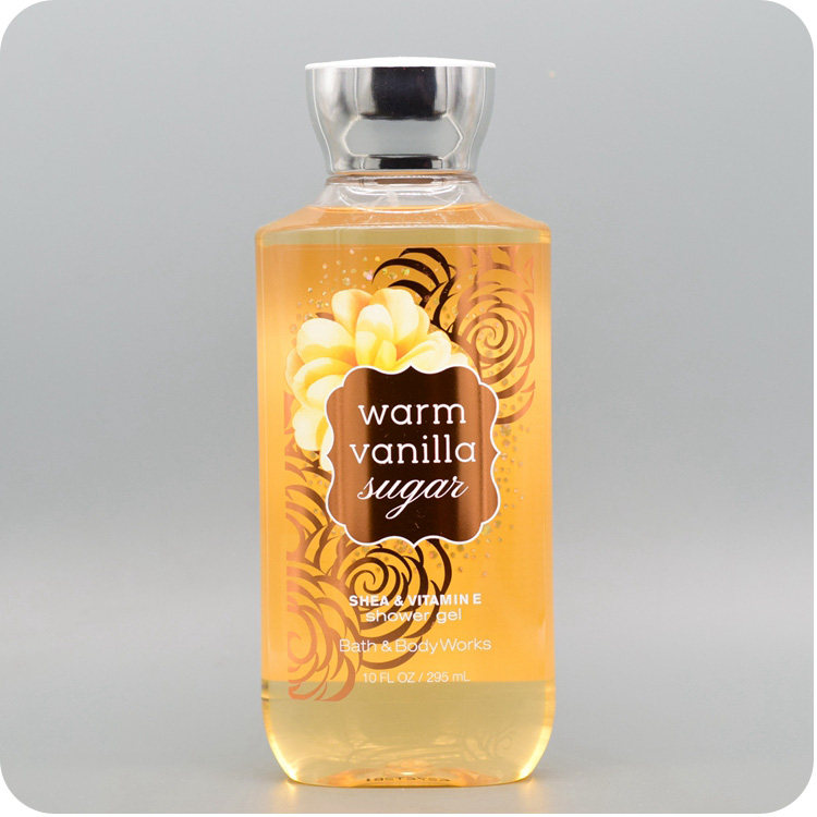 奶香bbw暖暖香草糖/香子兰沐浴液295ml正品bath and body works