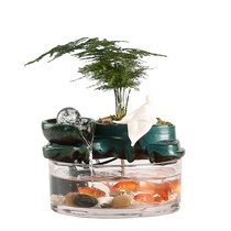 Running water ornaments running water making money landscape circulating water raising fish lucky small fish tank fountain desktop running water turning luck