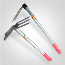 Household small gardening flower hoe small digging hoe outdoor farm tools agricultural tools weeding soil planting vegetables small hoe