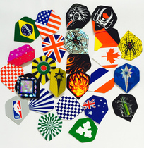 Dart wing pin dart tail British American flag dart PVC tail wing dart pin accessories