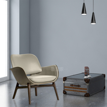 Martha Armchairs Nordic Designer Creative GRP Martha Chair Brief Solid Wood Armrest Casual Chair