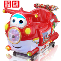 2018 New commercial coin rocking car Children electric toy swing machine home music Yaoyao horse