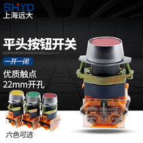 SHYD Shanghai big LA39-11 self-reset flat button button switch from lock bore 22MM button