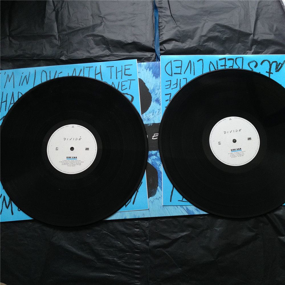 original genuine ed sheeran divide △ 2lp vinyl phonograph