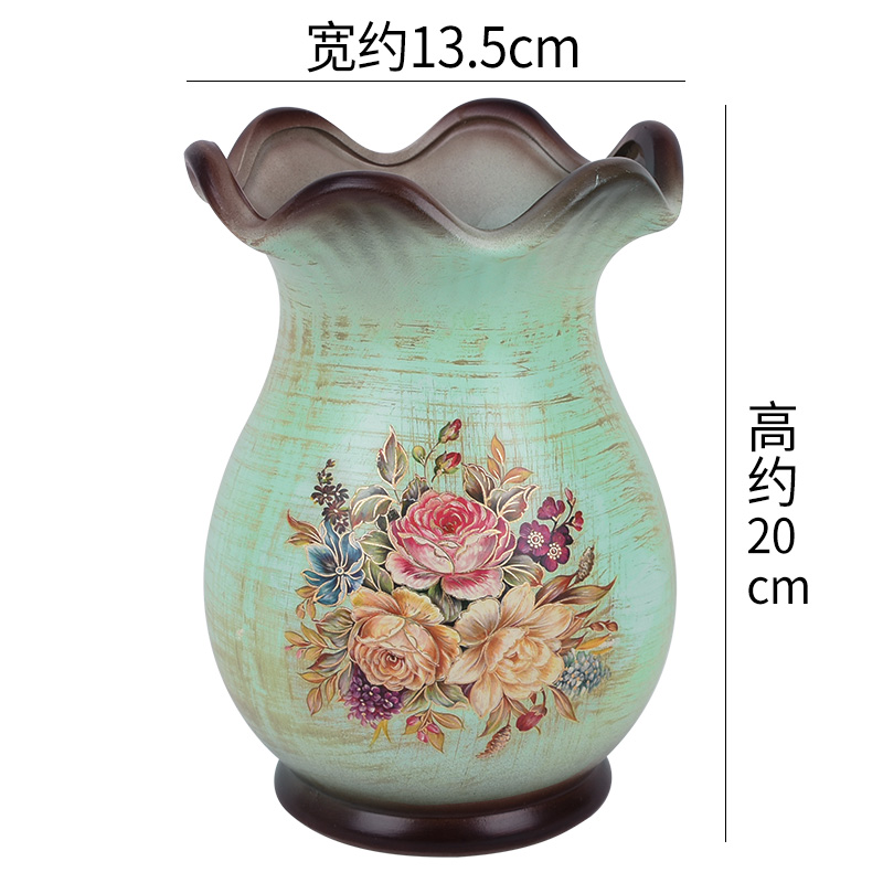 To embellish the European - style ceramics vase furnishing articles sitting room put dry flower art of jingdezhen table creative household decoration