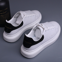 2021 new shoes men lovers small white shoes men and women spring thick bottoms heightening casual 100 hitch sneakers boom