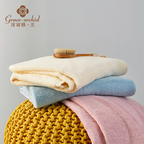 Jie Liya Lan pure cotton bath towel for men and women couples household absorbent quick-drying non-hair-loss towel adult cotton large towel