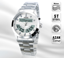 Azan watch Al harameen watch 6102SW Muslim watches