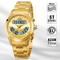 Azan Wristwatch Islamic Hui prayer time watches