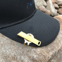 Luya sub-wire scissors Leading wire scissors Portable hat clip scissors Strong magnetic sub-wire clip Scissors placed on the hat