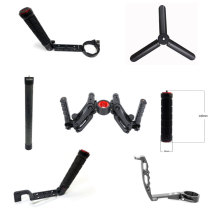 Double handheld shock absorber cloud crane 2S such as shadow SC wise cloud claw flying Yu stabilizer accessories aluminium alloy handle lifting pot