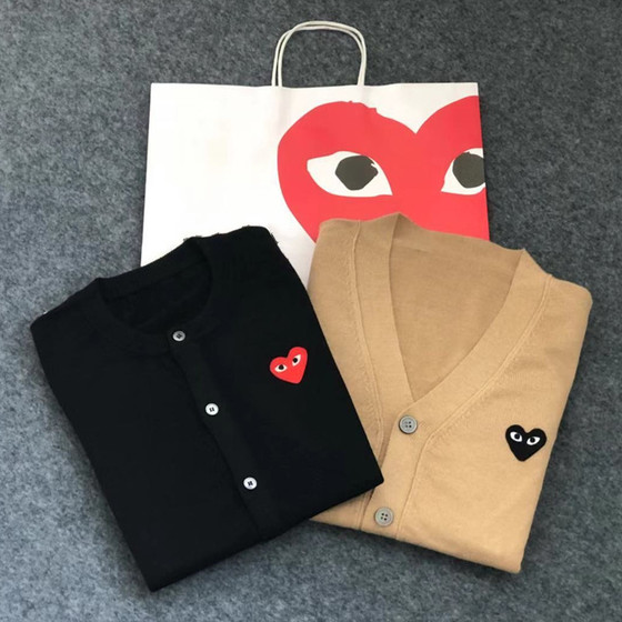 Japanese fashion brand Kawakura same love embroidery knitted wool cardigan men and women couple sweater jacket top PLAY
Japanese fashion brand Kawakura same love embroidery knitted wool cardigan men and women couple sweater jacket top PLAY