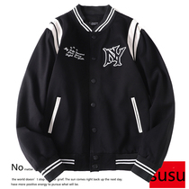 MLBNY Chauchio Spring and autumn clothing for men and women The couples cohorts collage stands for short baseball clothes casual jacket