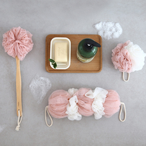 Japanese bath ball cute girl Bath Bath flower back Bath flower super soft not loose Bath Bath bubble Bubble Bath ball