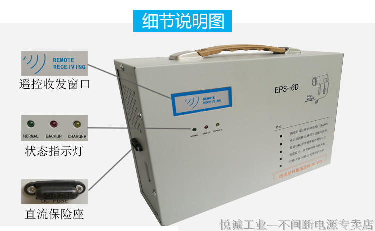 eps-6d 卷闸门应急电源 备用电源后备电源 电动门 车库门 卷帘门