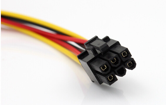 包邮 原装显卡电源线 双4pin转6pin 6p转4p转接线 电脑显卡供电线