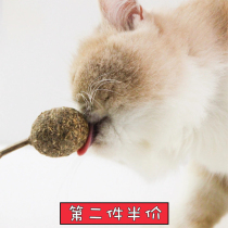 Pegcat Mint Wood Day Lollipop Stick Candy Tease Cat Baseball Grindrome Baton teeth Teeth Shake with Kitty Snacks Toy