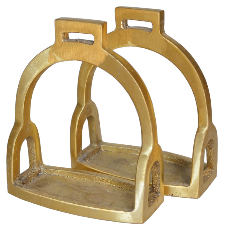 内蒙古马鞍 马具配件 大铜蹬 纯黄铜马镫 铜马蹬 结实耐用