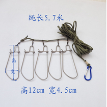 Stainless steel fish clasp fish lock live fish buckle fishing accessories fishing gear