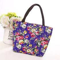 New Ladies Handbag Lunch Bag Shopping Bag Cloth Bag Student Book Bag School Bag Canvas Bag Female Bag Middle-aged and Elderly Bag