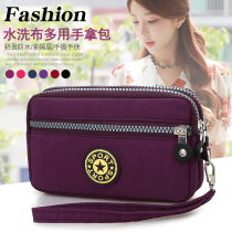 New womens bag multi-purpose mini small bag coin purse multi-compartment clutch bag Oxford cloth one-shoulder diagonal bag mobile phone bag