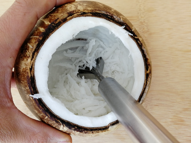 椰子开壳器开椰器硬壳椰子开盖神器专用挖椰子肉的工具椰子开孔器