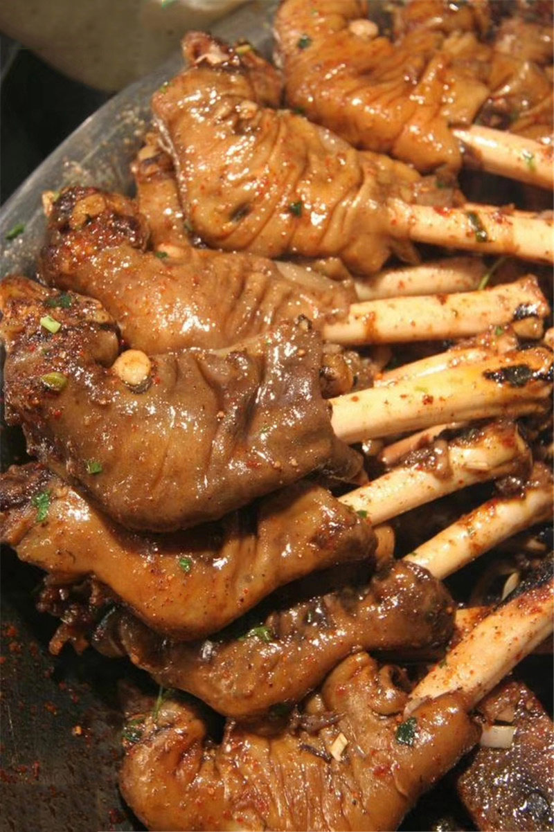 内蒙古包头特产 卤味羊蹄子熟食羊蹄子即食3个新鲜 熟