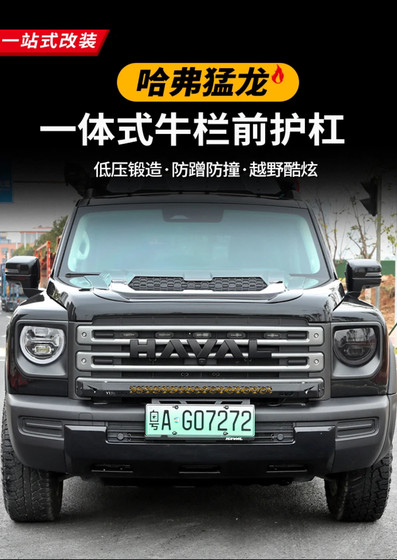 Haval Raptors Mavericks Bar Front 범퍼 수정 조명 스탠드 업그레이드 아름다운 장식 오프로드 보호 충돌 스탠드 Haval Raptors Mavericks Bar Front 범퍼 수정 조명 스탠드 업그레이드 아름다운 장식 오프로드 보호 충돌 스탠드
