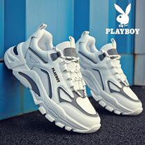 Playboy mens sports shoes spring 2022 daddy mens casual running all match travel mens fashion