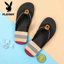 Floral Playboy sandals mens 2022 fall new trendy mens soft underwear casual outwear beach herringbone drag