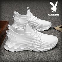 Playboy mens shoes 2022 new mesh breathable running shoes mens summer casual pop fashion spring autumn shoes