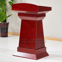 Paint solid wood skinboard podium speech desk simple modern welcome desk shopping guide reception desk hotel platform rostrum