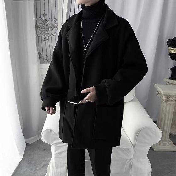 Woolen Korean coat men's big clothes men's medium-length autumn and winter trench coat loose trendy student handsome
Woolen Korean coat men's big clothes men's medium-length autumn and winter trench coat loose trendy student handsome
