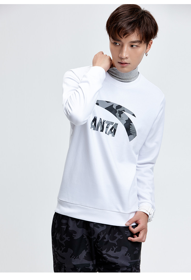 天猫【安踏旗舰店】男子大logo卫衣