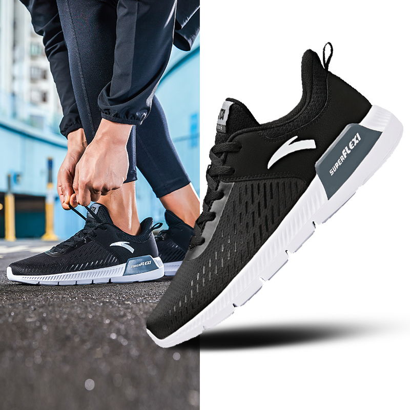 安踏男鞋官方旗舰店 2019春季新款轻便慢跑休