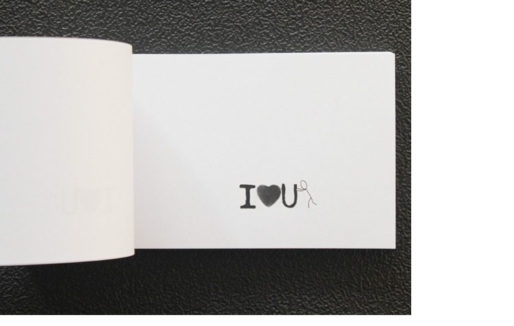 原创七夕情人节礼物火柴人手翻书动画表白创意翻页动画手绘版生日