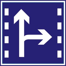 Custom straight lines and right turn combined lane signs Signs Reflective road signs Reflective Road Signs Speed Limit Height Limited wide ID cards