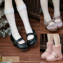 DO spot bjd 6 points doll shoes Rabbit Doudou 4 points mdd card meat yosd womens shoes imda Akagi retro buckle shoes