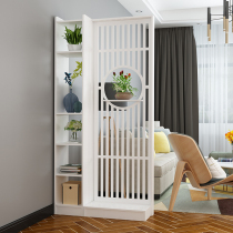 New Chinese screen partition living room decoration shelf simple modern office net red entrance white porch cabinet