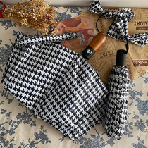 3fter art gig gig automatic umbrella triple-folded umbrella sun-shading and umbrella girl portable manual umbrella