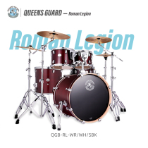 Nine beat musical instrument Royal Knight QG electroplating-pressure ring series drum set Childrens beginner professional play jazz drum