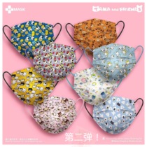Hong Kong Hplus Cat Dog Pet Street 2nd Play Cute Printed Adult Plane Mask Independent Packaging