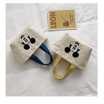 New lunch bag handbag with lunch canvas bag with Mickey small cloth bag lady simple