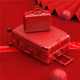 Bride wedding red suitcase trolley case married child mother luggage dowry box female dowry box wedding press box Bride wedding red suitcase trolley case married child mother luggage dowry box female dowry box wedding press box