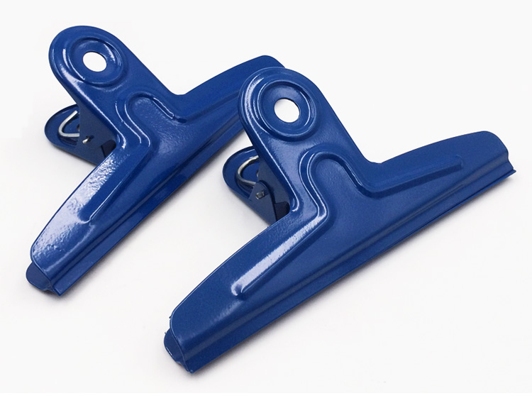 八旗20cm大铁夹子大号不锈钢号20厘米票夹钢夹文具夹