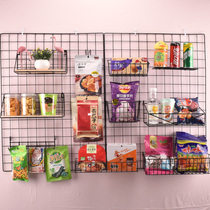 Wire grid mesh snack wall instant wall shop supermarket convenience store storage display rack hanging wall rack