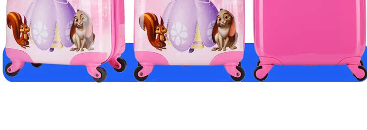 莫紮王妃卡地亞珠寶 兒童旅行箱蘇菲亞女寶寶拉桿箱萬向輪索菲亞公主卡通小孩行李箱 新款卡地亞