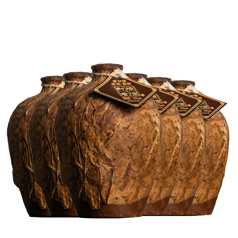 贵州酱香型国产白酒 纯粮食洞藏封坛老酒窖藏原浆酒整箱特价6坛装